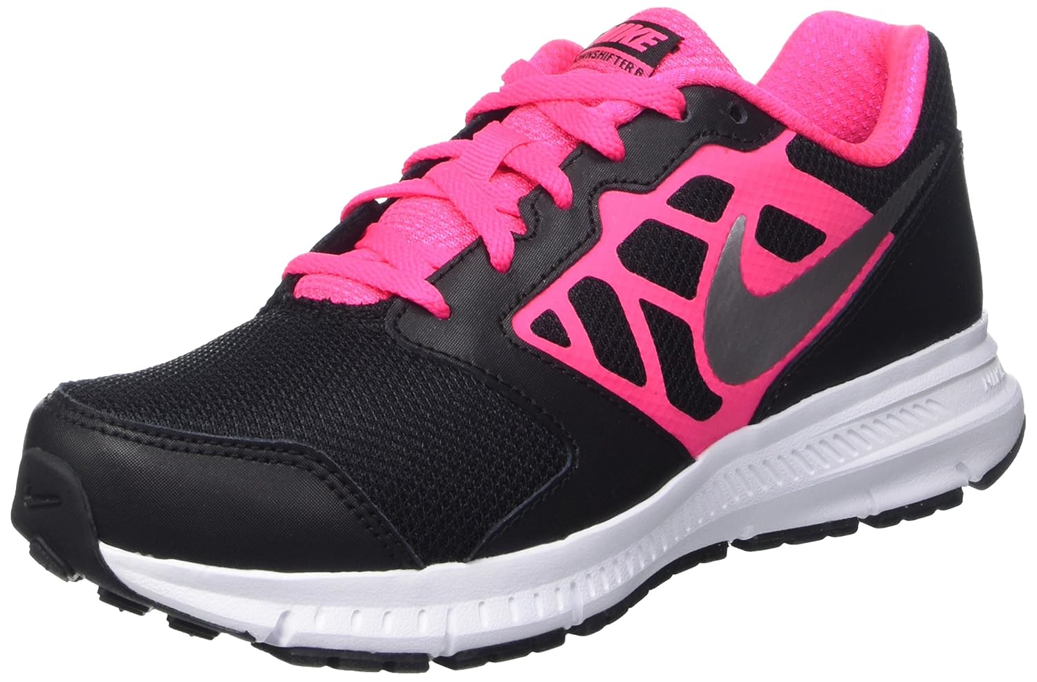 Nike New Girl's Downshifter 6 Athletic Shoes Black/Pink 11