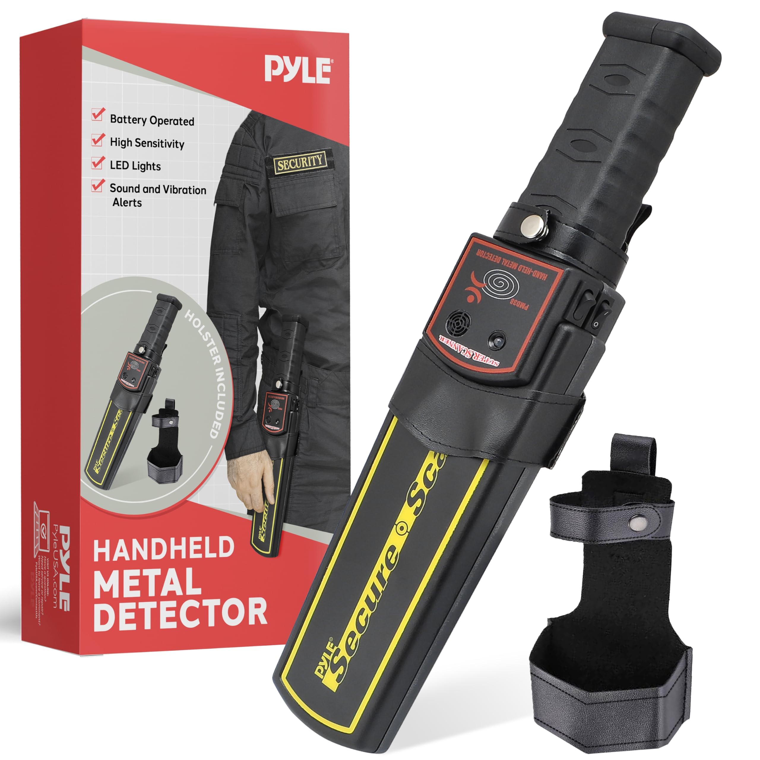 Pyle-Sport PMD38 Metal Detector - Black