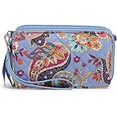Vera Bradley Women's Cotton All in One Crossbody Purse With RFID Protection