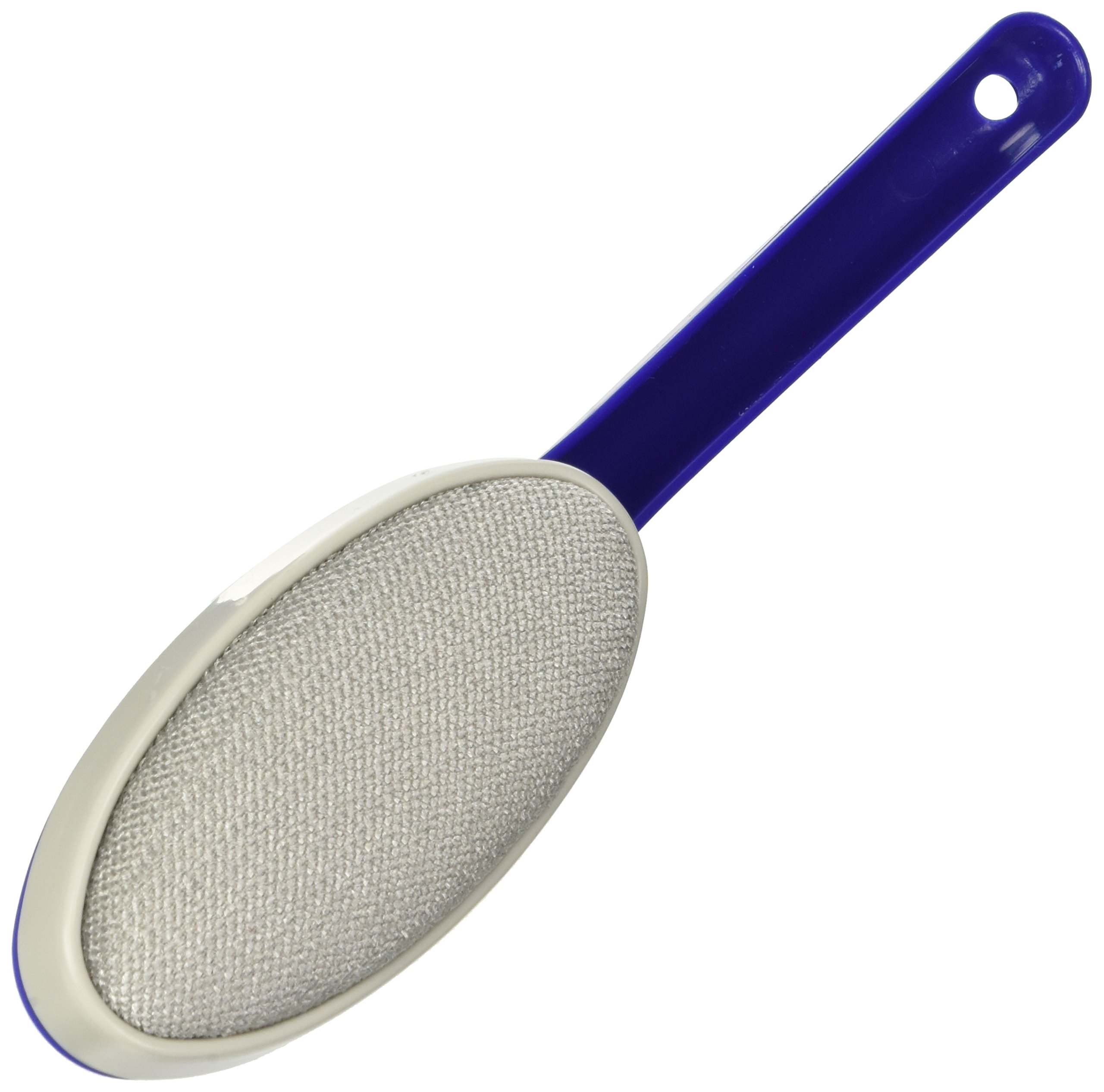 PARODI & PARODI - Velvetina Hair Remover Brush for Clothes, Lint Remover in Directed Velvet, Effective on All Fabrics, Carpets, Upholstered Furniture, Cars. Rotating Brush, Blue Colour 10 x 33 x 6