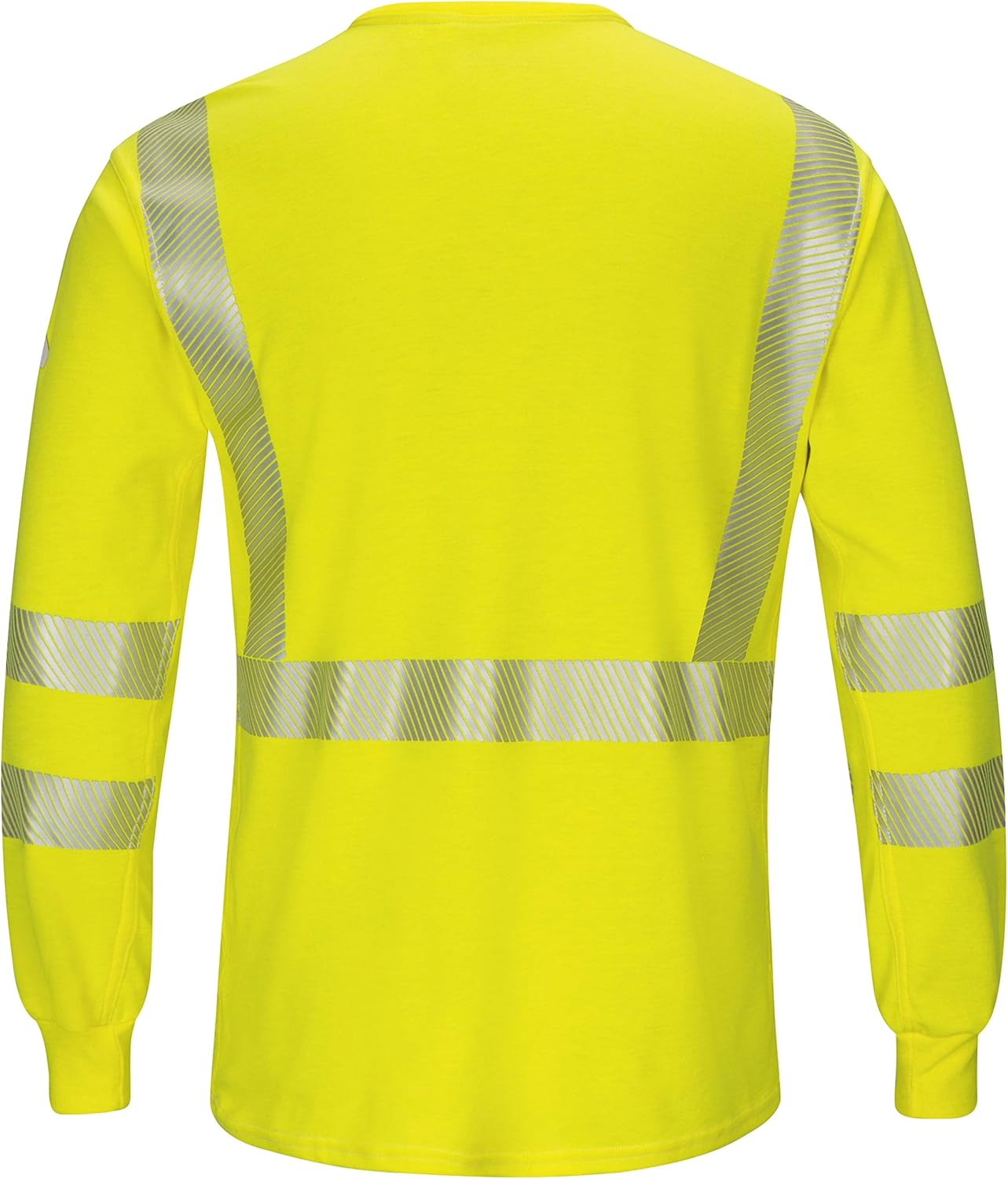 Bulwark FR Men's Lightweight Fr Hi-Visibility Long Sleeve T-Shirt: Clothing