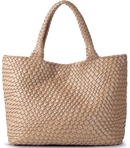 Amazon.com: MELOLILA Woven Purses for Women Large Designer Purse