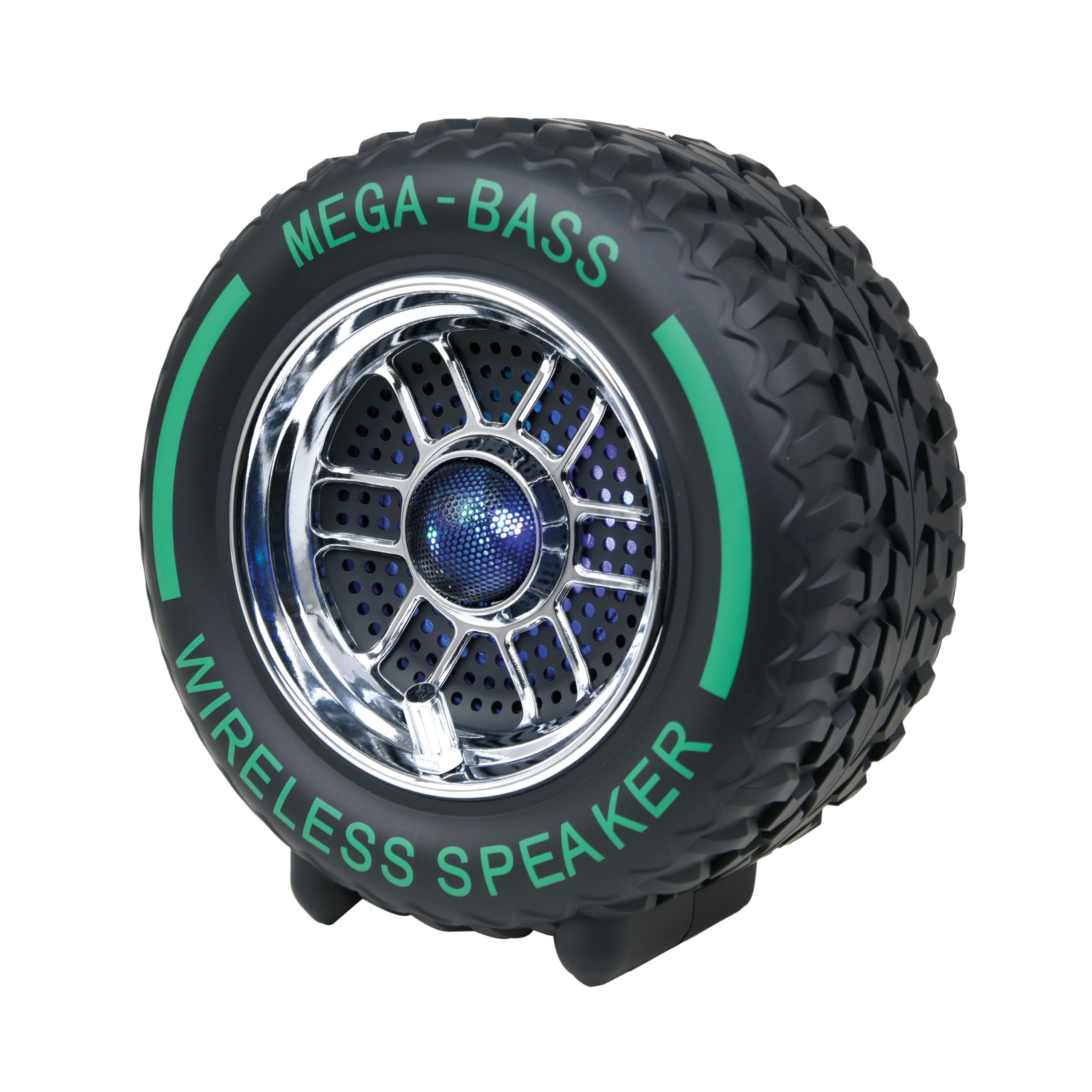 RED5 Mini Tyre Rechargeable RGB LED Colour Changing Novelty Bluetooth Speaker