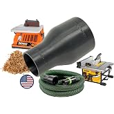 27mm Adapter for 2-1/2" Dust Collection Ports - For Festool Hoses (Black) | Made in the USA with global materials