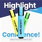 Eziglide 48-Pack Highlighters Neon Assorted Colours 1-4.5mm Chisel Tip Pens view 2