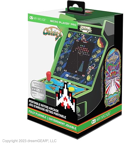 Amazon.com: My Arcade Galaga Nano Player - 2 Games in 1, Retro