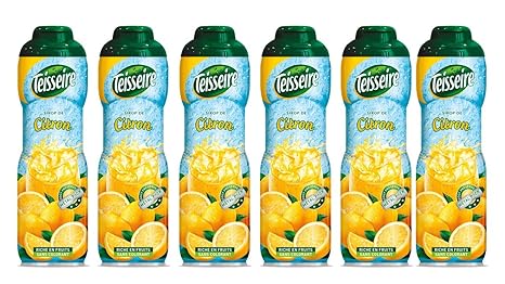 6 Sirup Zitrone Teisseire - 6 x 0,75L