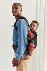 BabyBjörn Harmony Baby Carrier 3D Mesh Black ergonomic support view 5
