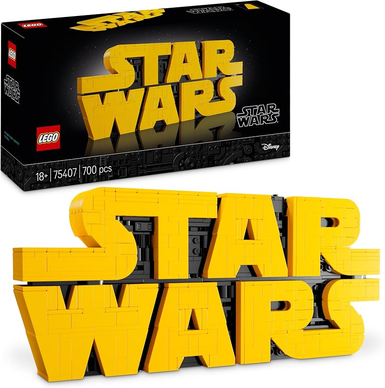 Star Wars 75407 Star Wars Logo Steinen - Bauset für Erwachsene zum Sammeln - Popkultur-Modell - Ausstellungsstück für das Büro - Geschenkidee für Erwachsene und Jugendliche Fans — Foto 1 von 8