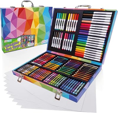 Artworx Art Set For Kids 122 Pieces With Case 4-8 Years Art Supplies