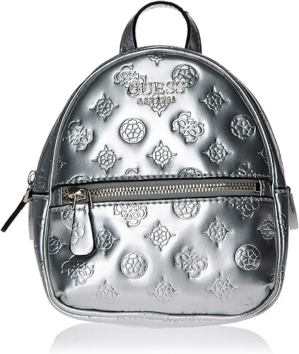 guess backpack silver