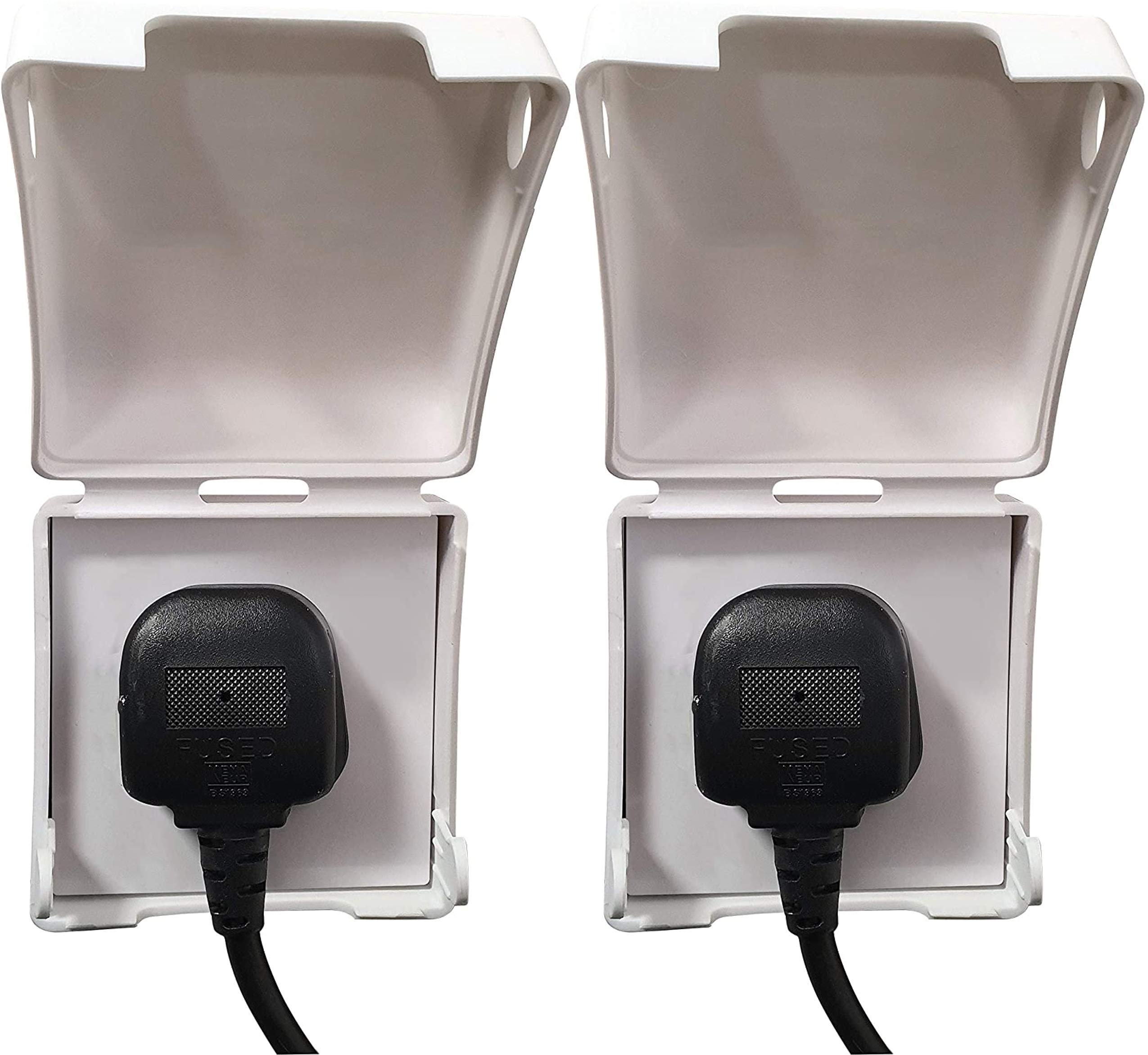 BabySecurity Single Electric Plug Socket Cover (2 Pack)