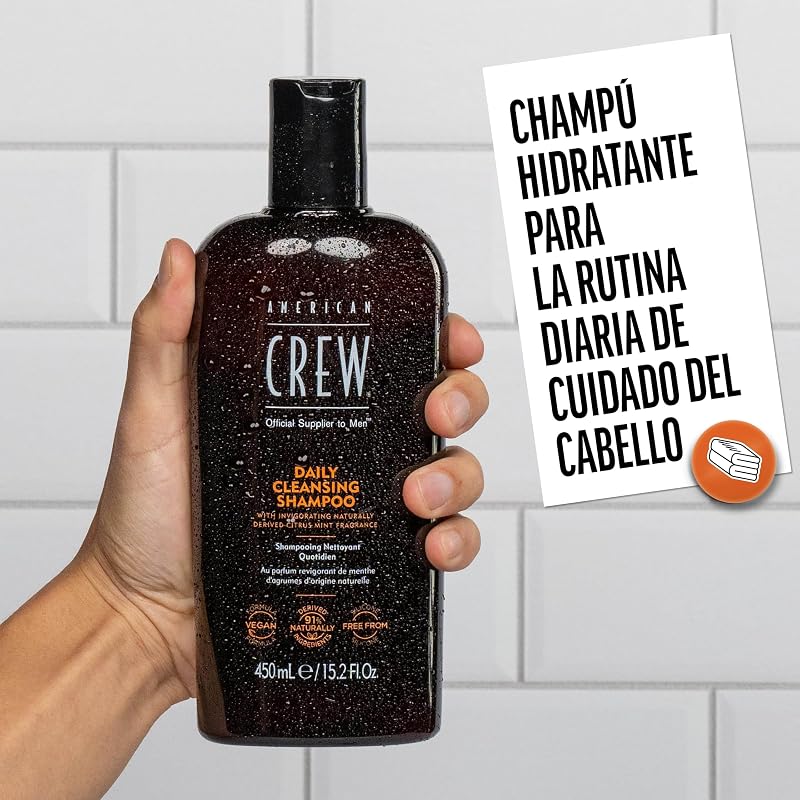 Men's Daily Shampoo, 33.8 Ounce by AMERICAN CREW