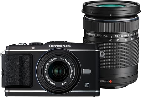 Olympus Pen E P3 Systemkamera 3 Zoll Schwarz Kit Inkl Amazon De Kamera