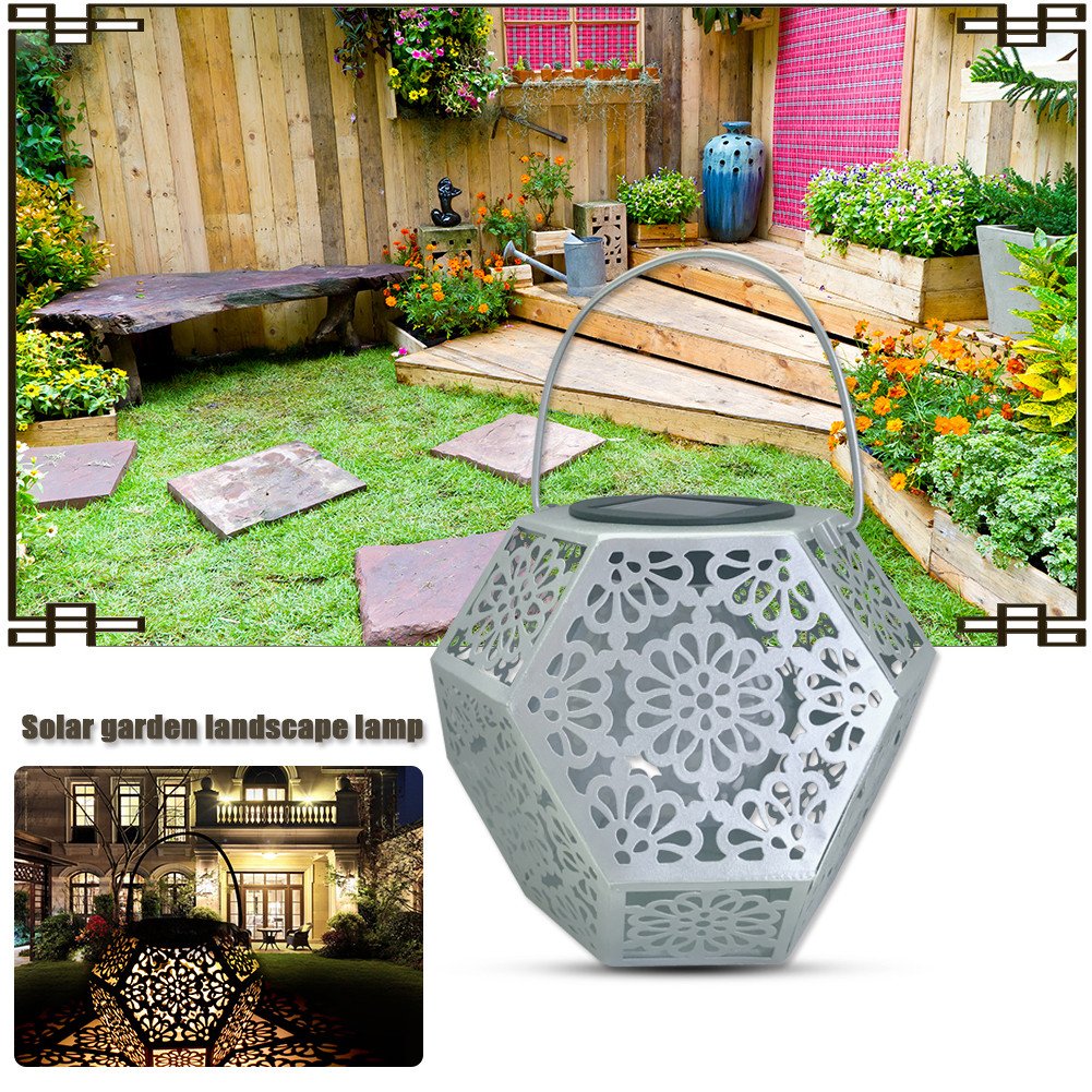 [Solarlampe Hängende Gartenlaterne] Außenleuchten Gartenlaterne Deko