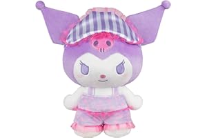 Jazwares Hello Kitty® and Friends - 8-Inch Kuromi™ Pajama Party Plush - Amazon Exclusive - Officially Licensed Sanrio® Product from Ages 6+