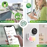 LeapFrog 7in Smart Wi-Fi Baby Monitor 1080p FHD 720p LCD Pan-Tilt-Zoom view 6