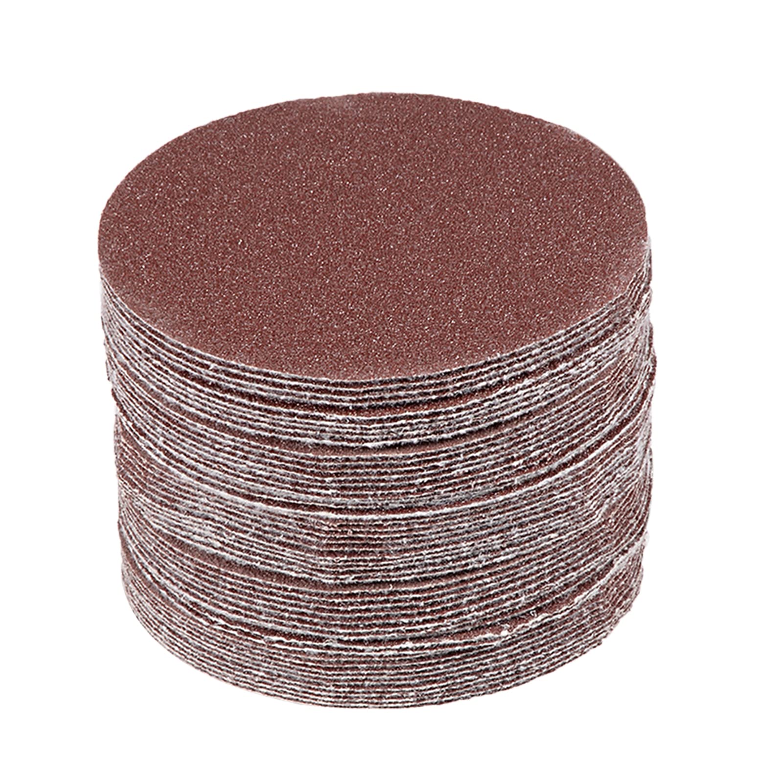 Kozelo 50 Pcs Sanding Discs Hook and Loop Backing - [3 Inch x 100 Grits] Aluminum Oxide Sandpapers for Orbital Sander Round Sanding Papers