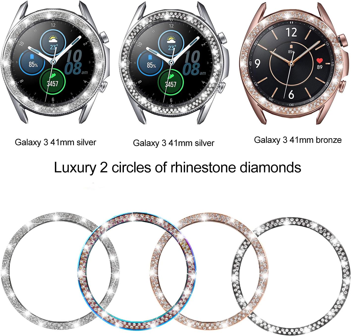 DEALELE Strap Compatible with Samsung Galaxy Watch 3 (41mm) - Image 4