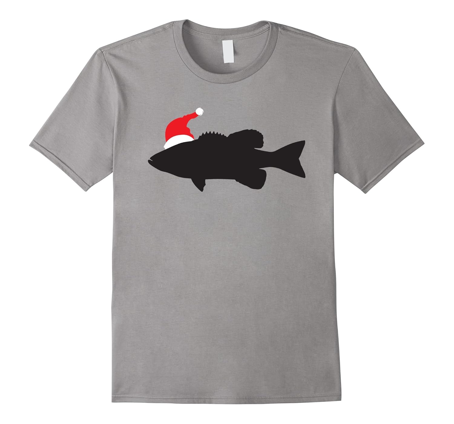 Christmas Largemouth & Smallmouth Bass Fishing T-Shirt-ANZ