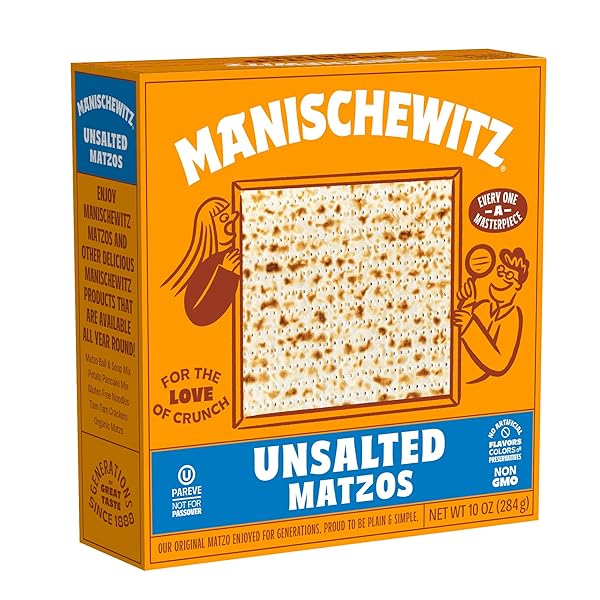 MANISCHEWITZ, MATZOS UNSALTED, 10 OZ