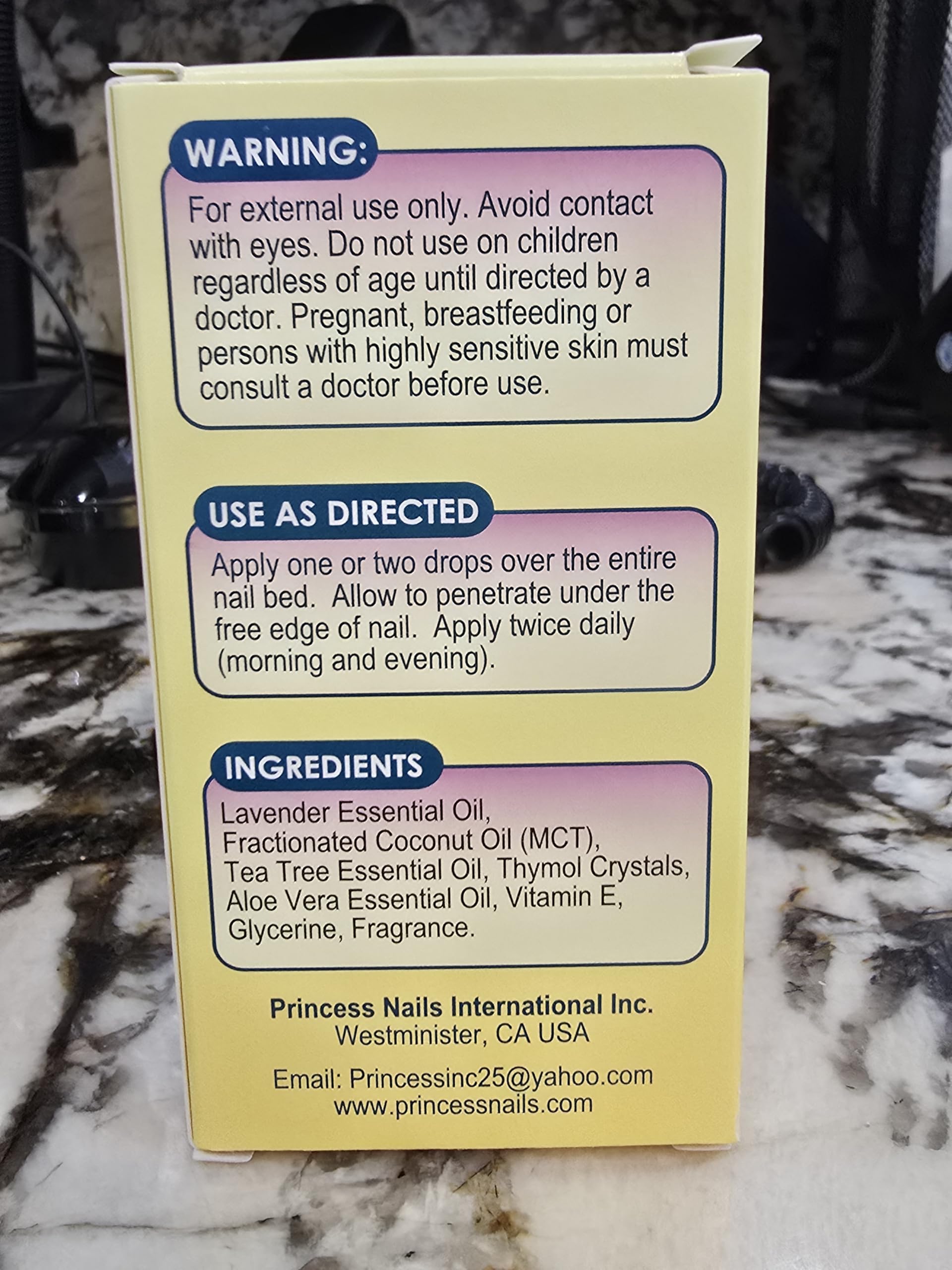 Princess Essential Oil Nail Fungus Treatment /100% Made in USA/Organic Natural Ingredients/Healthy Renewal/Restore Weak & Discolored/Moisturize Cuticles 1/2 FL.OZ 14 ML - Image 7