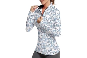 GGOV Golf Shirts for Woman UPF 50+ Sun Protection Quick Dry Lightweight Long Sleeve Polo Shirts for Woman Rash Guard