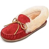 Minnetonka Women's Alpine Sheepskin Moccasin Slippers