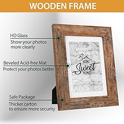Califortree Rustic Brown 5x7 Picture Frame