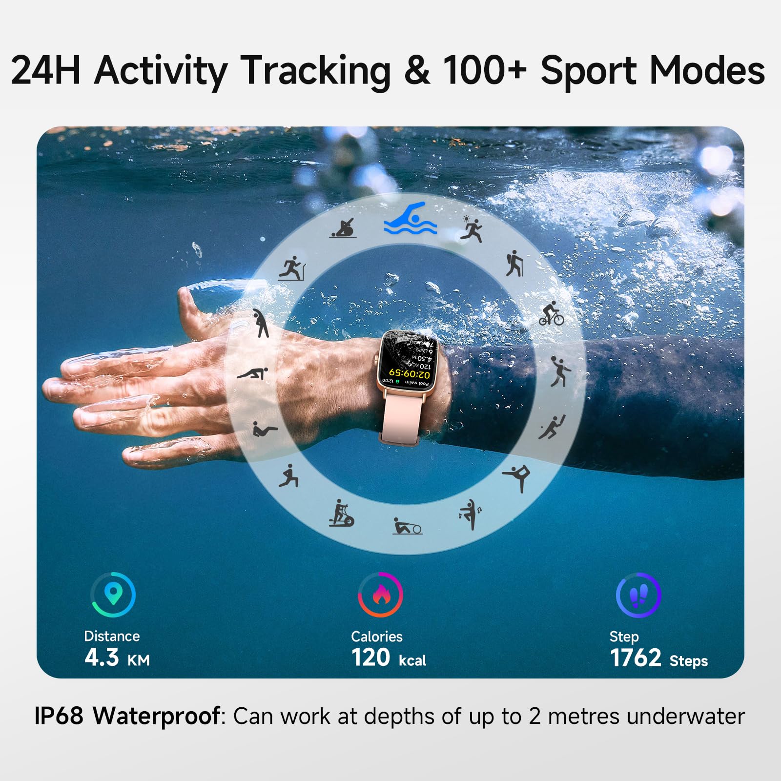 Smart Watch for Women, 1.85