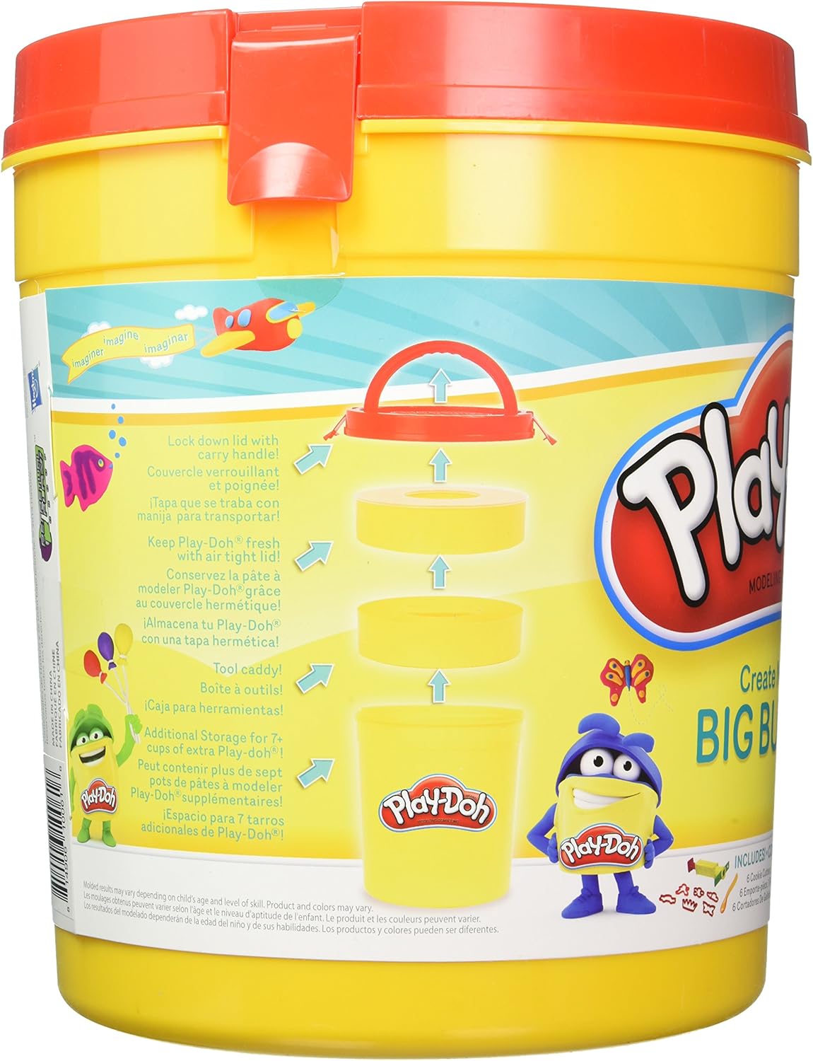 play doh create n store bucket