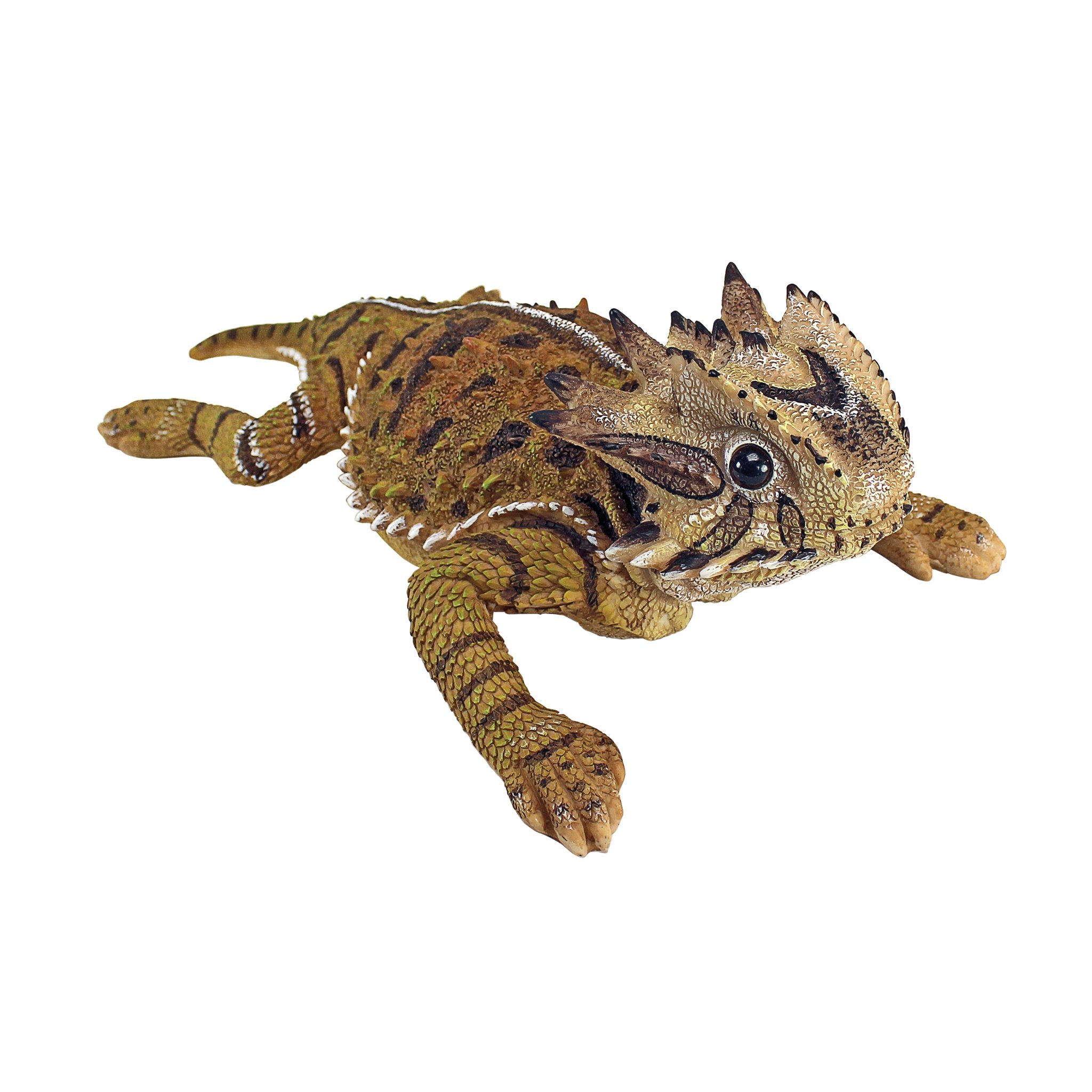 Photo 1 of Design Toscano JQ5426 Horny Toad Lizard Statue,Full Color