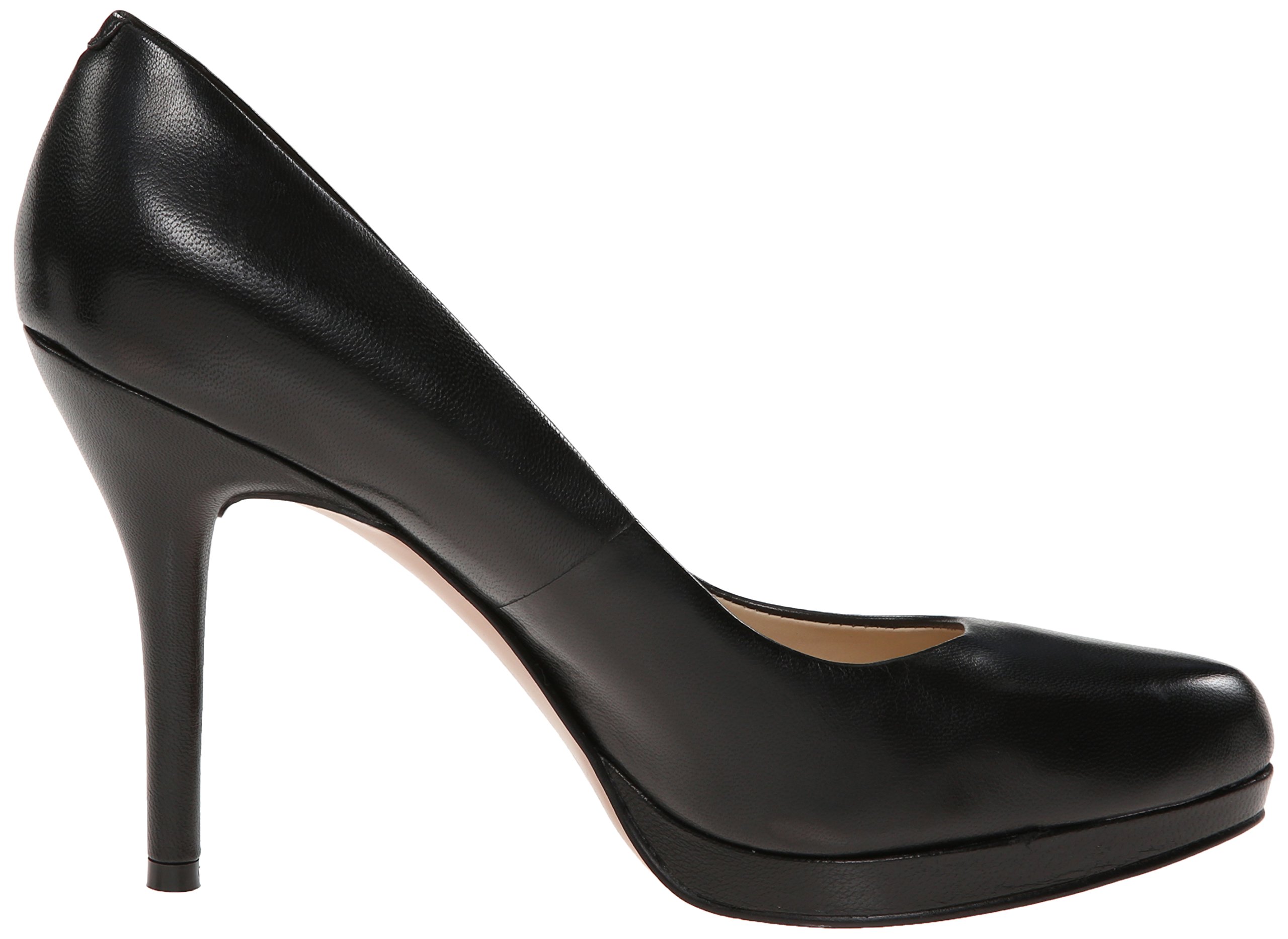 Nine West Women's Kristal Leather Dress Pump, Black Leather, 6.5 M US