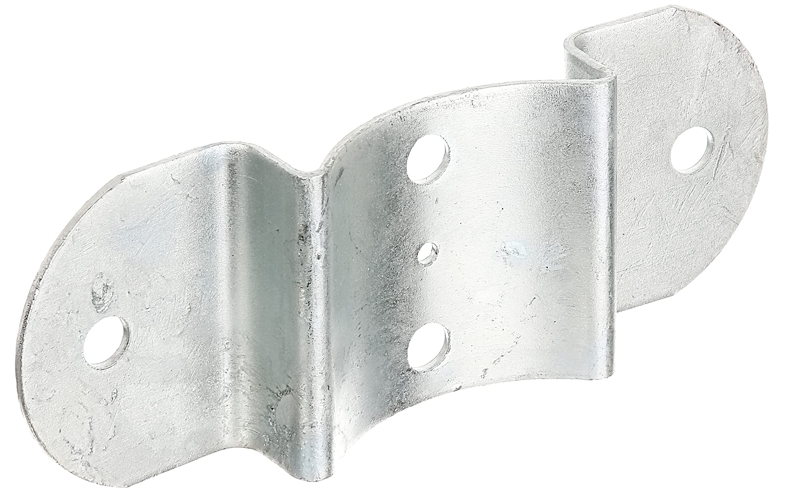 Alberts 202835 Fence Bolt Fitting | Hot-Dip Galvanised | for Posts and Semi-Circular Fence Bolt Diameter 100 mm | 70 x 180 mm