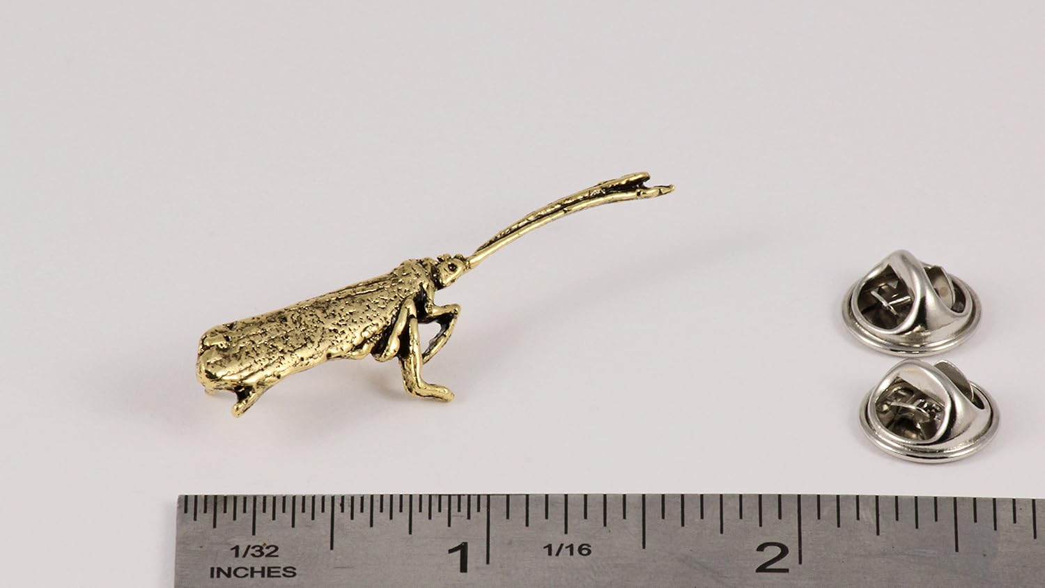 Brooch Jewelry Caddis Fly Insect Bug Pewter Lapel Pin A024 Jewelry