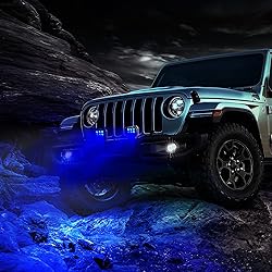 Nilight 4" Led Light Pod Blue Spot Driving Fog