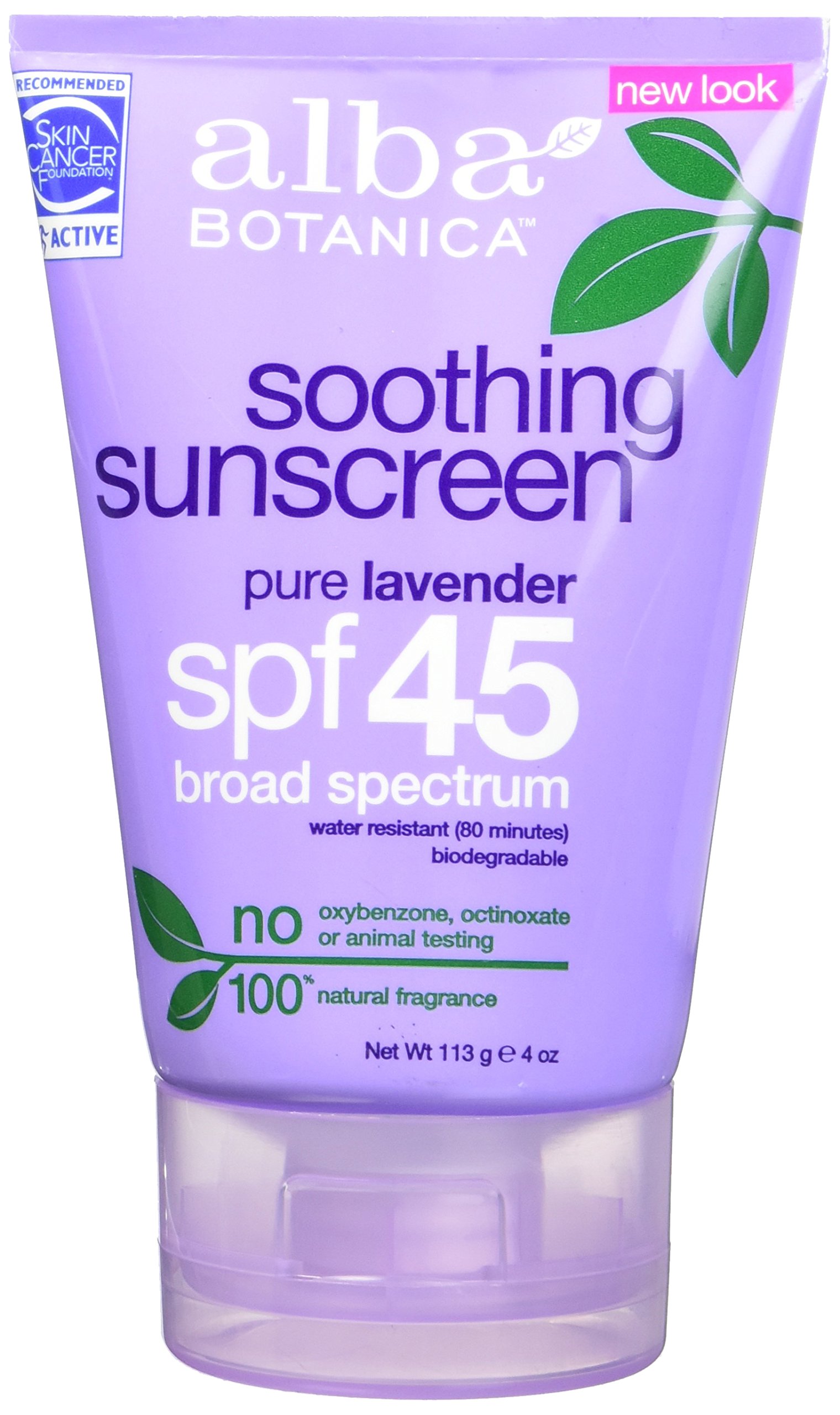Alba Botanica Kids Sonnencreme SPF 45 – 4 Fl Oz, Sehr Pflegend, Botanische Formel