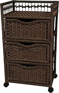 Amazon Com Oriental Furniture 31 Natural Fiber Chest Of Drawers