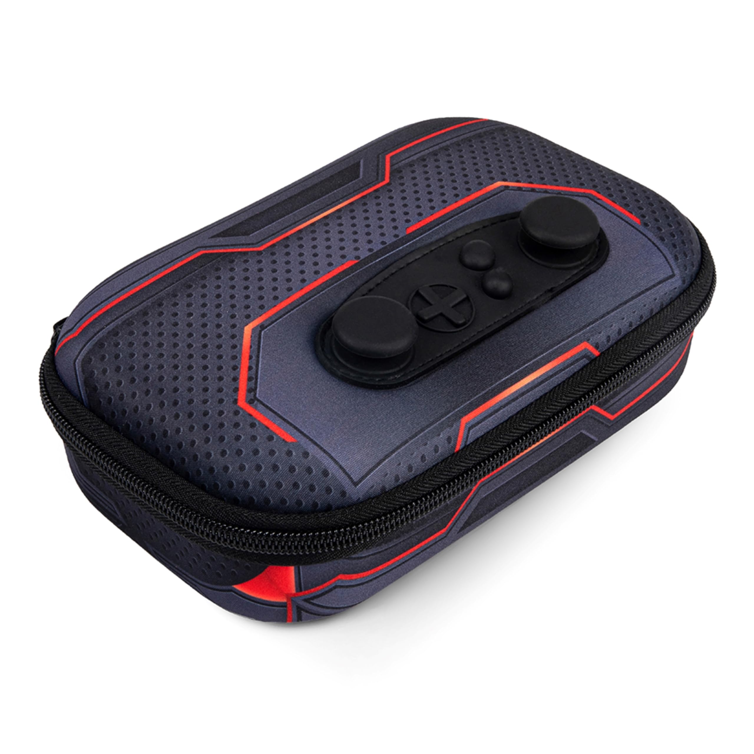 ZIPIT Gamer Pencil Case for Boys, Durable Pencil Box for School, Large Capacity Stationery Organizer Box, Black Joystick