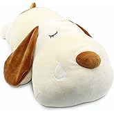 Vintoys Very Soft Dog Big Hugging Pillow Plush Puppy Stuffed Animals Brown 23.5"