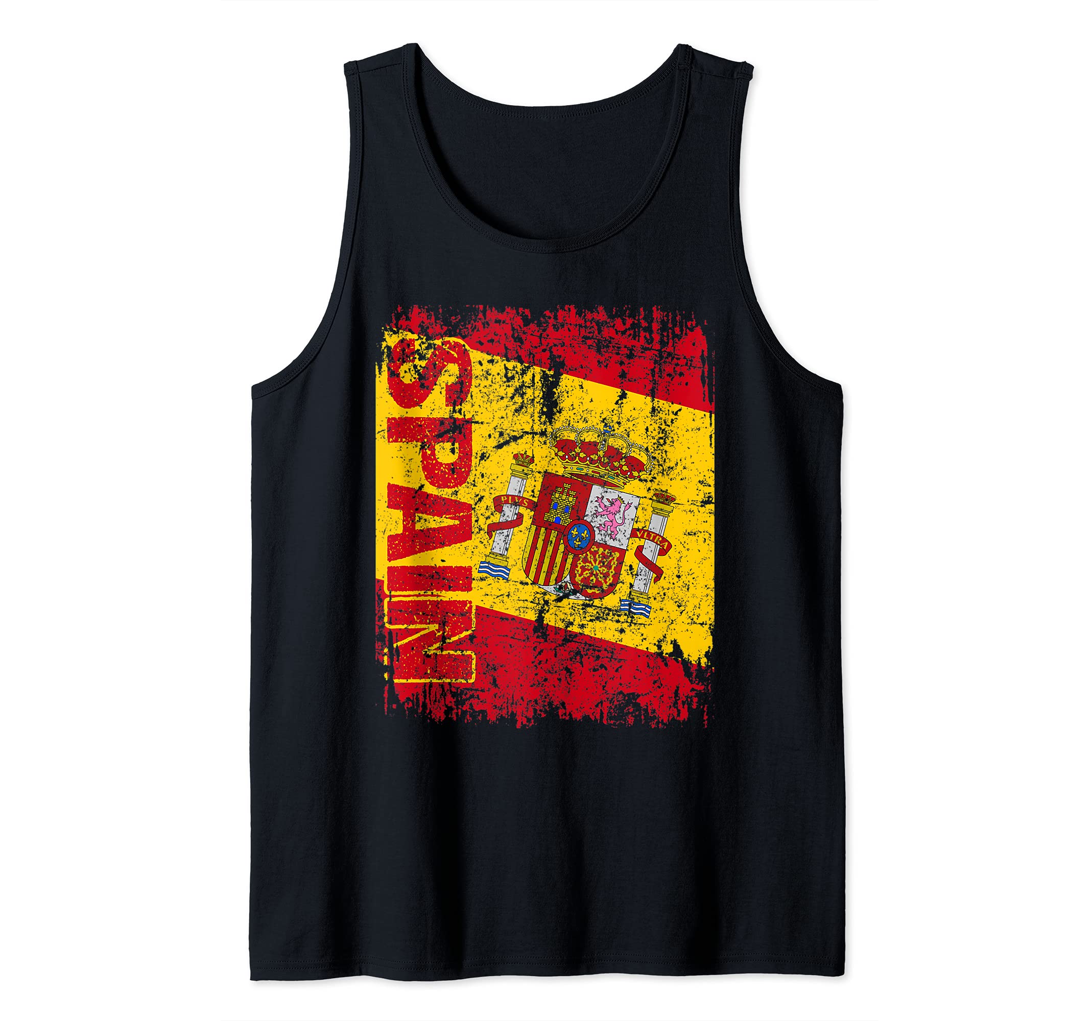 SPAIN Flag Vintage Distressed SPAIN Tank Top