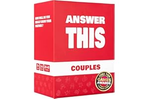 Answer This - Couples - How Well Do You Know Your Partner? Relationship & Conversation Card for a Date Night or Party Cool An