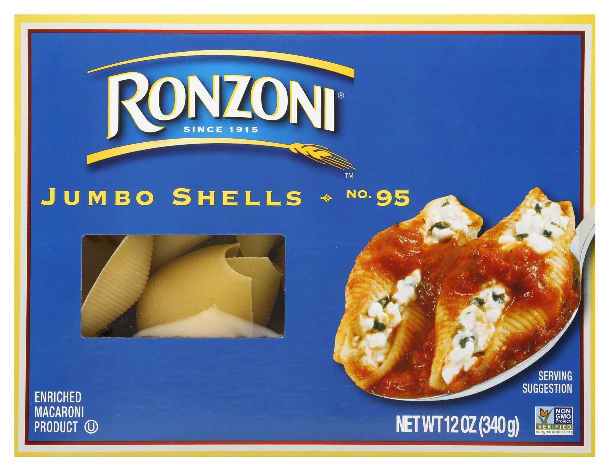 Ronzoni Italian Style Jumbo Shells, (3) 12 oz. Boxes Buy Online in United Arab Emirates at