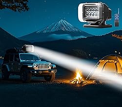 Remote Control Marine LED Search Spot Light, 8 Inch