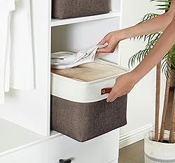 DECOMOMO Storage Bins Fabric Storage Baskets for