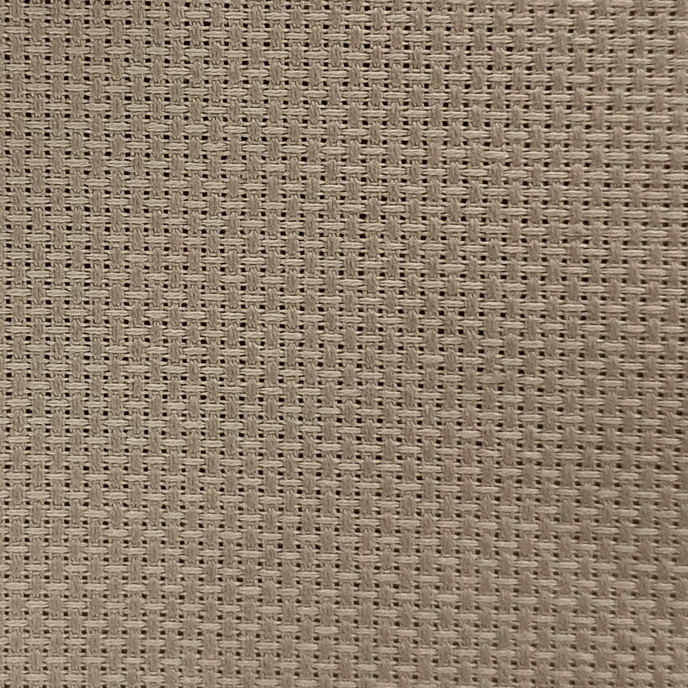 12" x 59" 14CT Counted Cotton Aida Cloth Cross Stitch Fabric (Khaki)