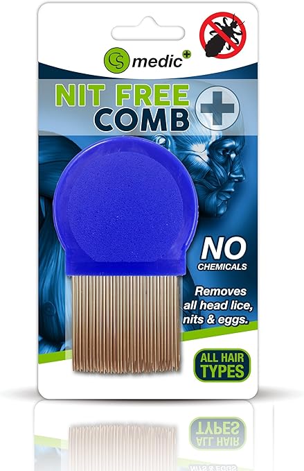 Cs Medic Standard Quality Metal Round Lice Nit Louse Detection