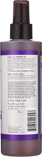 Carol's Daughter Black Vanilla Leave In Conditioner Dry Dull Hair 8oz Aloe B5 view 12