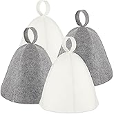 JaGely Sauna Hat for Men Women Wool Sauna Hat Vaporarium Cap Russian Banya Cap for Bath House Accessories