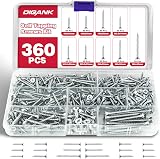 Digank Wood Screws Kit 360pcs Self Tapping M3 M3.5 M4 Assortment view 1